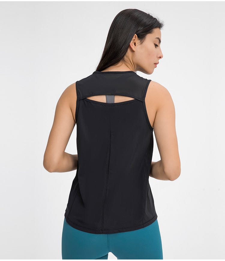 Contrast Tank Lady Luxe Athleisure